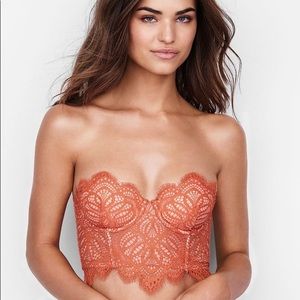 Victoria's Secret Dream Angels Mauve Lace
Lined Strapless Bra - 34B - NWOT